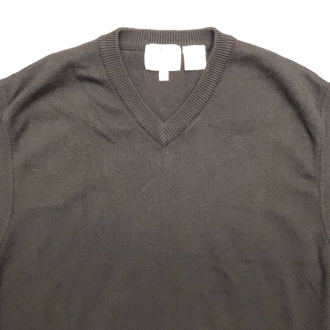 Vintage VINTAGE Viyella Sweater Vest Mens XL Black 100% Merino Wool Grandpa Core Classic Retro Size US XL / EU 56 / 4 - 2 Thumbnail
