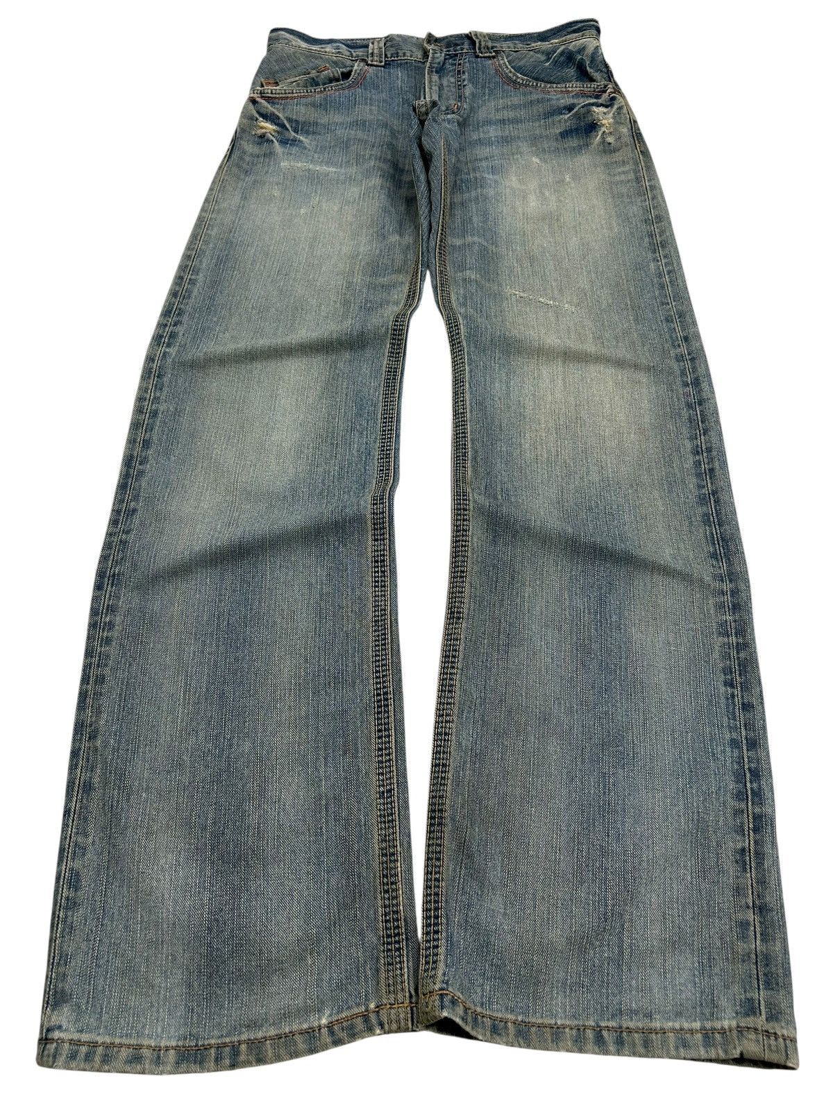 Edwin Vintage Edwin XV Mud Washed Straight Leg Size US 31 - 1 Thumbnail