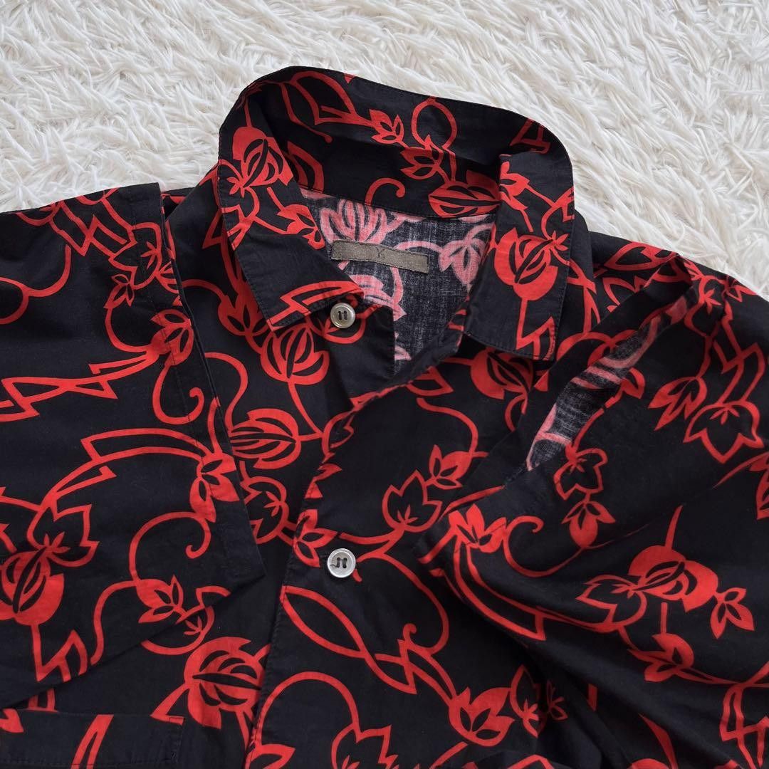 Yohji Yamamoto yohji yamamoto Y's floral pattern open collar shirt Size US XXL / EU 58 / 5 - 5 Thumbnail