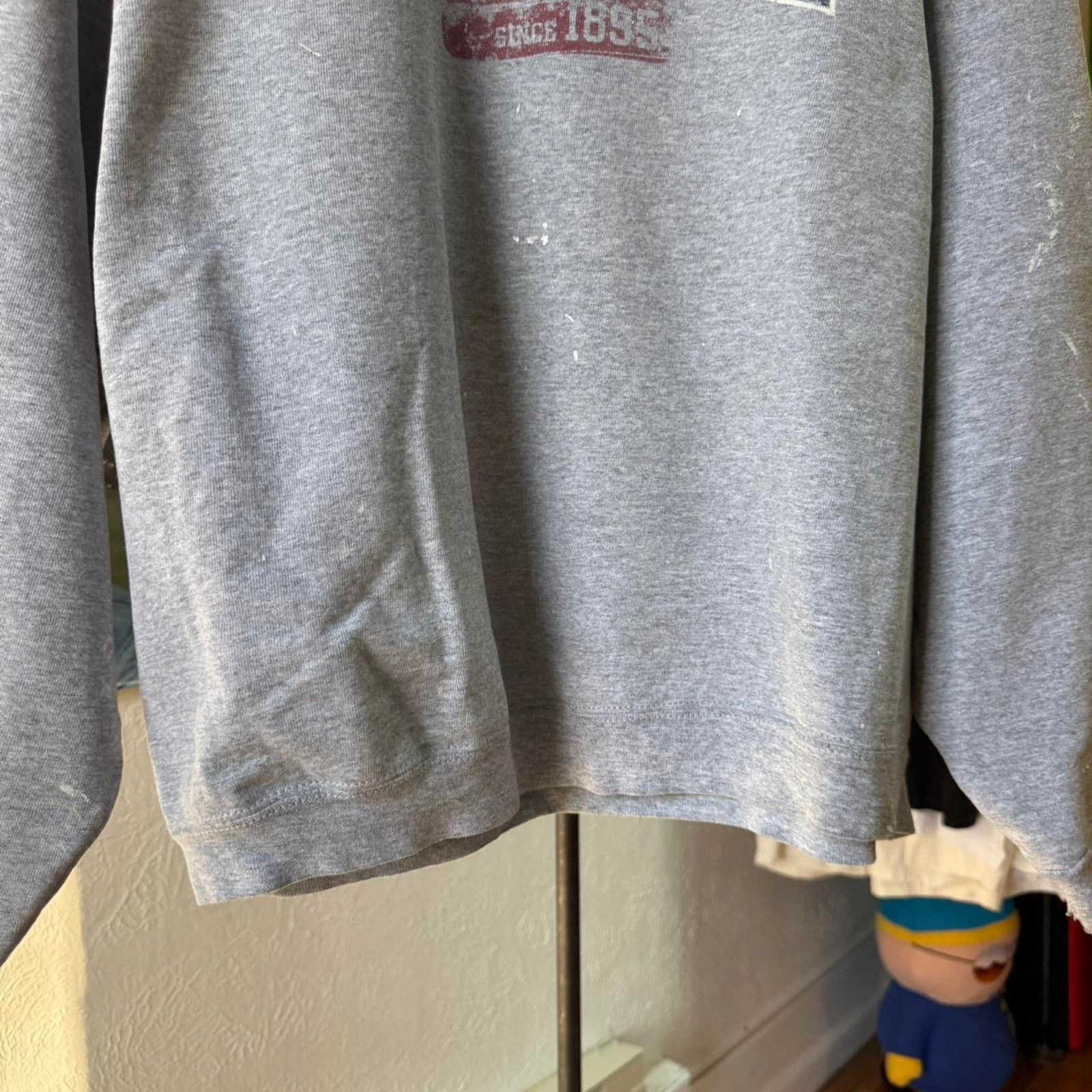 Fruit Of The Loom × Vintage Vintage 90s Oshkosh Paint Splatter Crewneck Size US XL / EU 56 / 4 - 4 Thumbnail