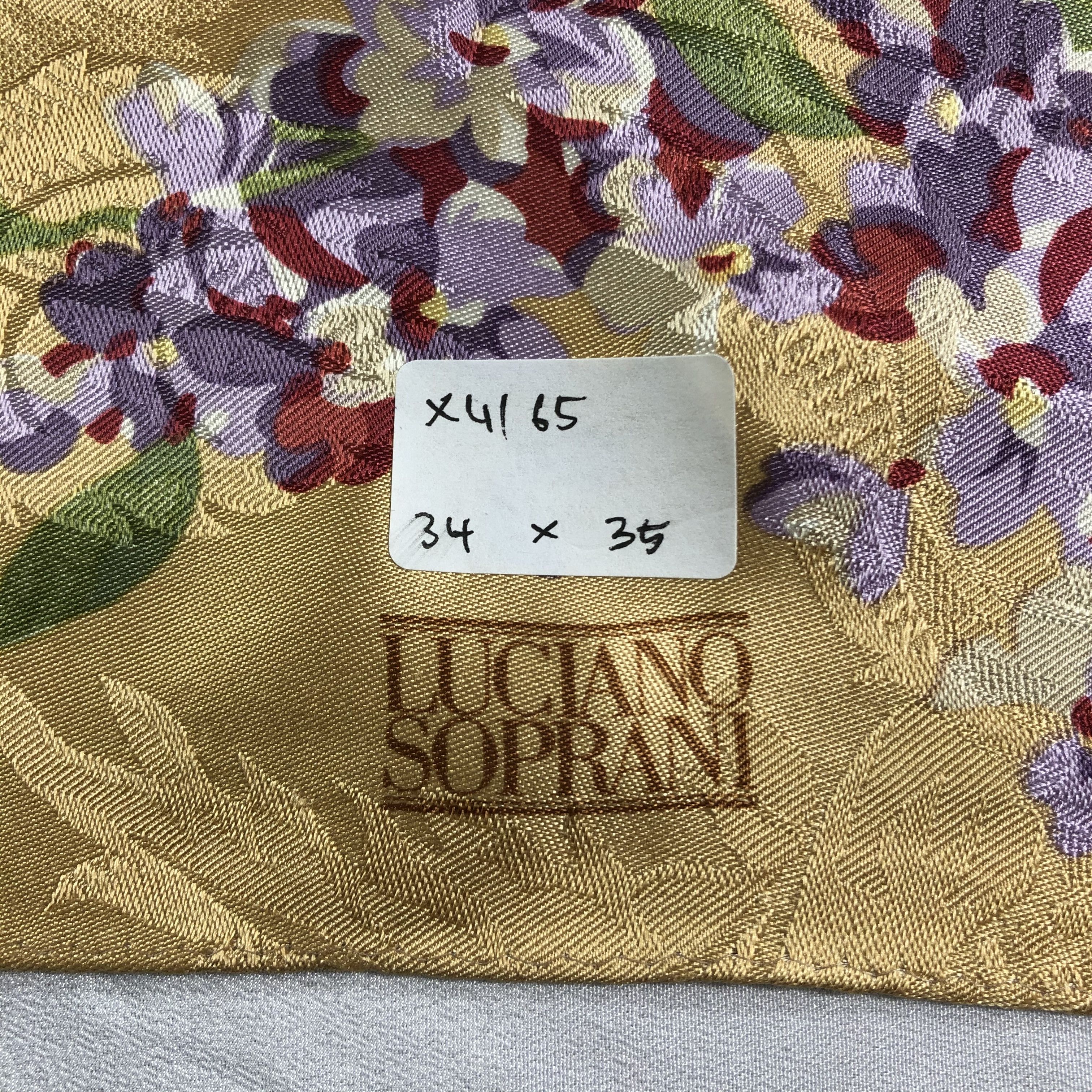 Vintage Vintage Luciano Soprani Silk Scarf Size ONE SIZE - 6 Thumbnail