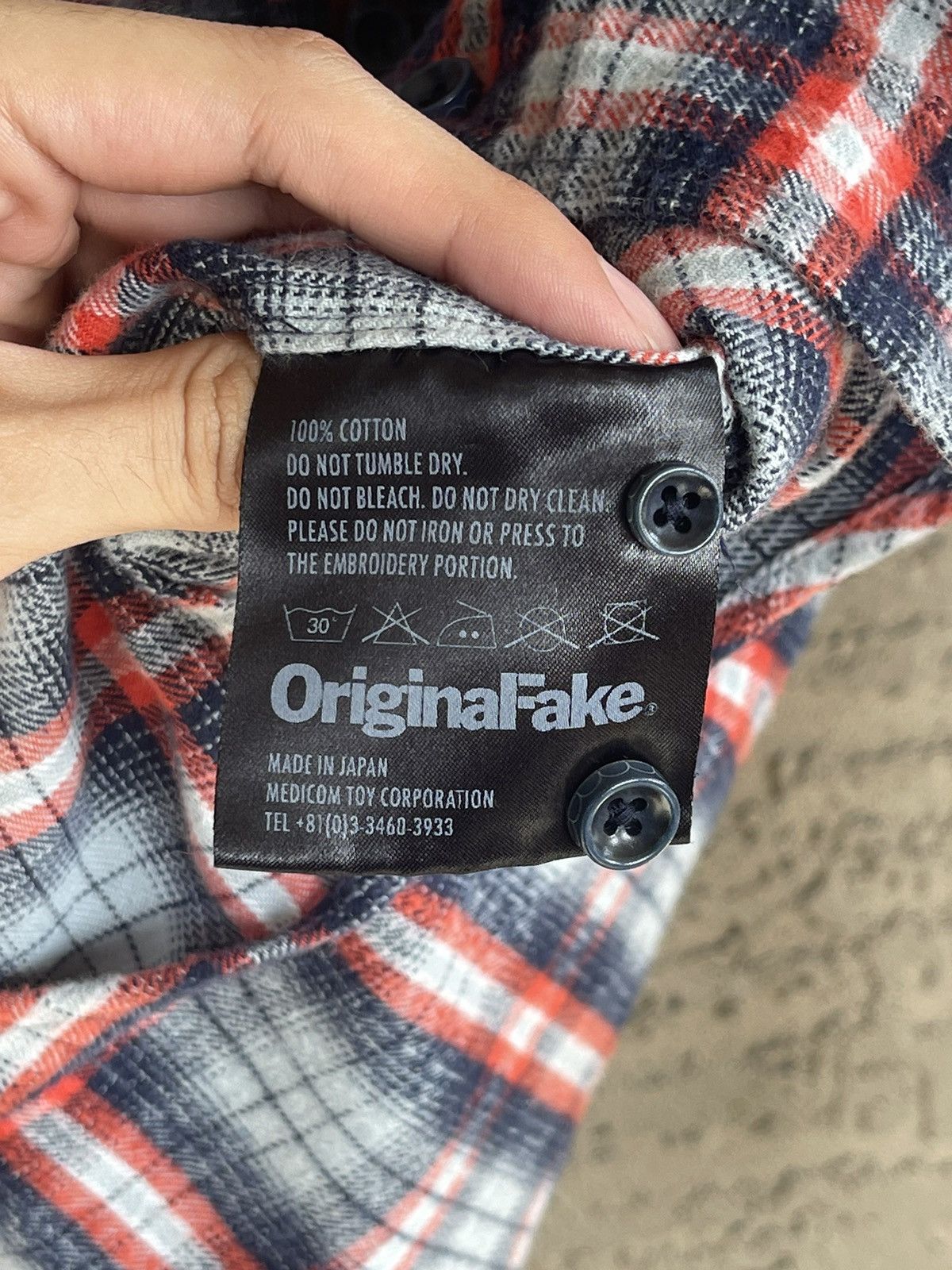 Original Fake Original Fake Red & Blue Flannel Size US M / EU 48-50 / 2 - 6 Thumbnail