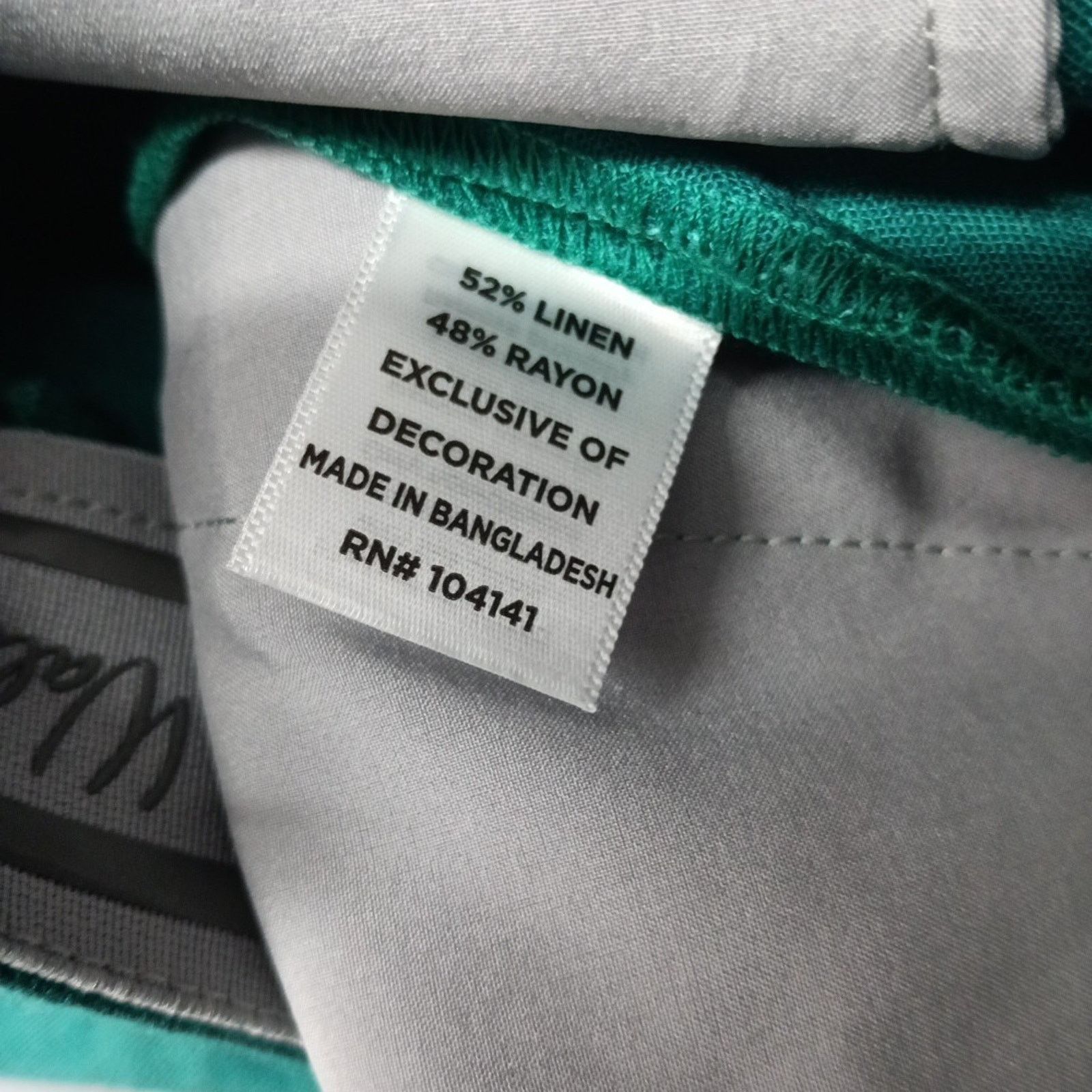 Other Walter Hagen Green Linen Golf Shorts Men's Size 36 9" Inseam Size US 36 / EU 52 - 3 Thumbnail