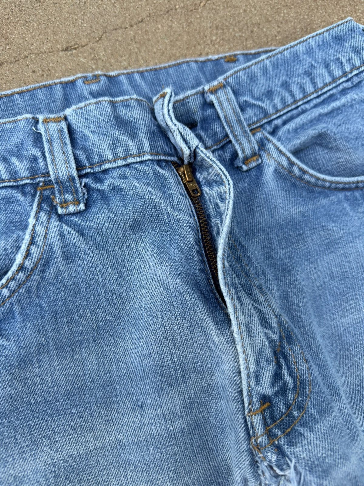 Levi's Vtg 70’s Levi’s 684 Orange Tab Bellbottom Flare Jeans 31x31 Size US 31 - 5 Thumbnail