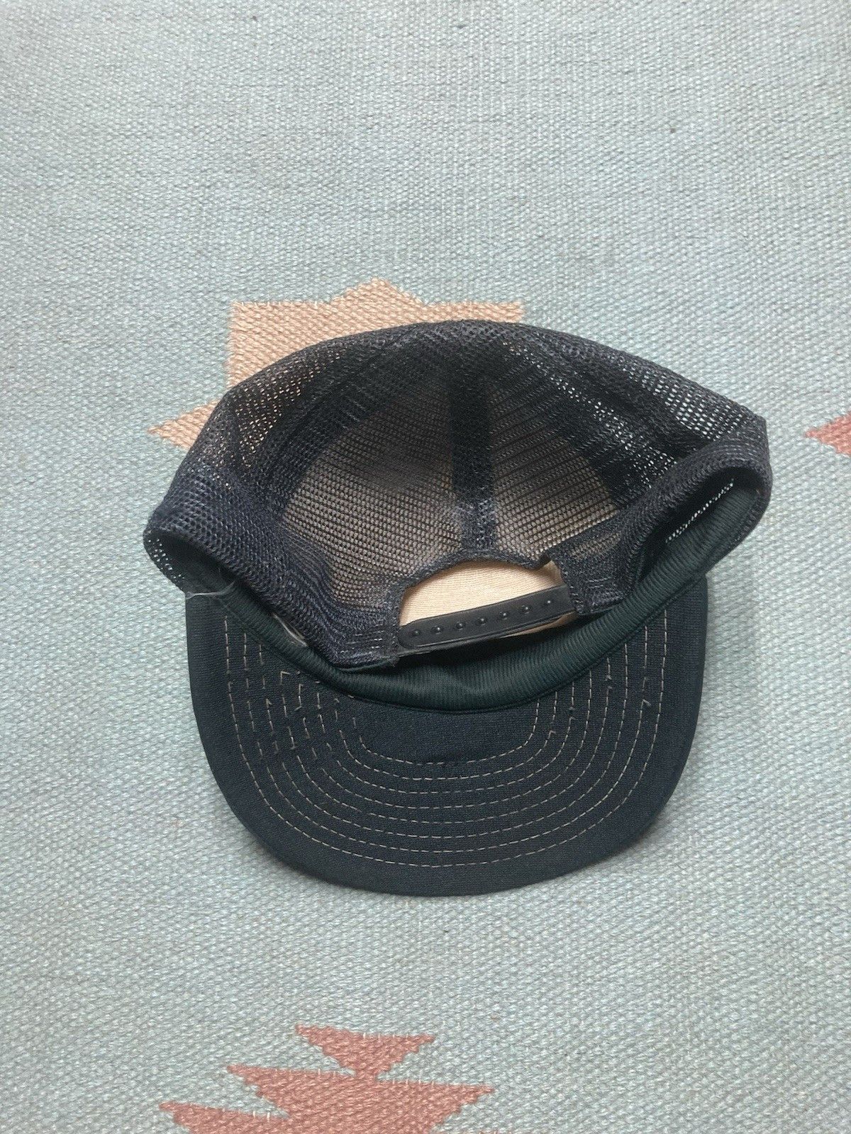 Vintage Vintage 90s trucker hat trinity forest green SnapBack Size ONE SIZE - 5 Thumbnail
