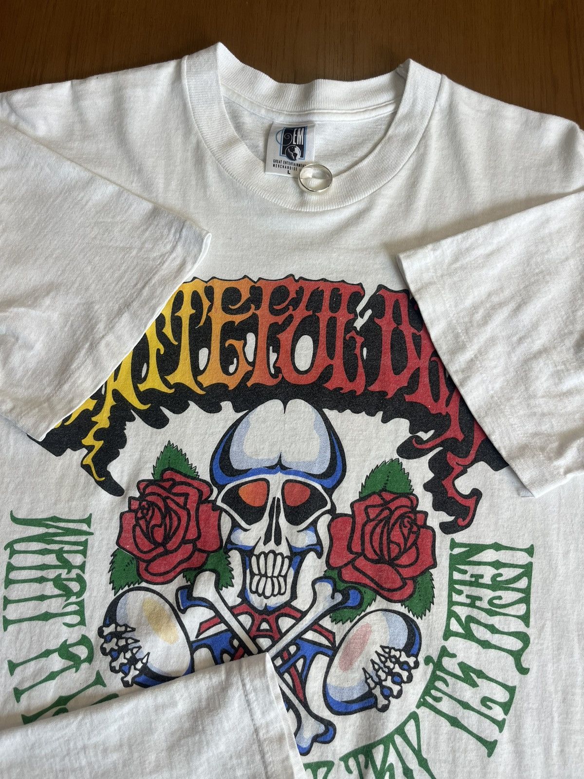 Grateful Dead Vintage GRATEFUL DEAD what Alones Strance Trip It’s Been 90’ Size US L / EU 52-54 / 3 - 7 Thumbnail