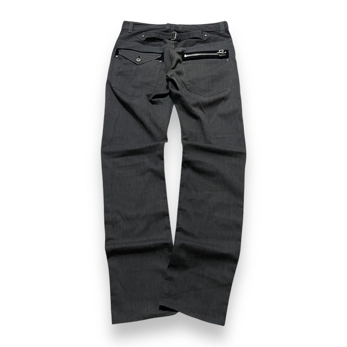 semanticdesign ORIGINAL DESIGNER SEMANTICS SLACK COTTON BUCKLE BACK (31×42 Size US 31 - 6 Thumbnail