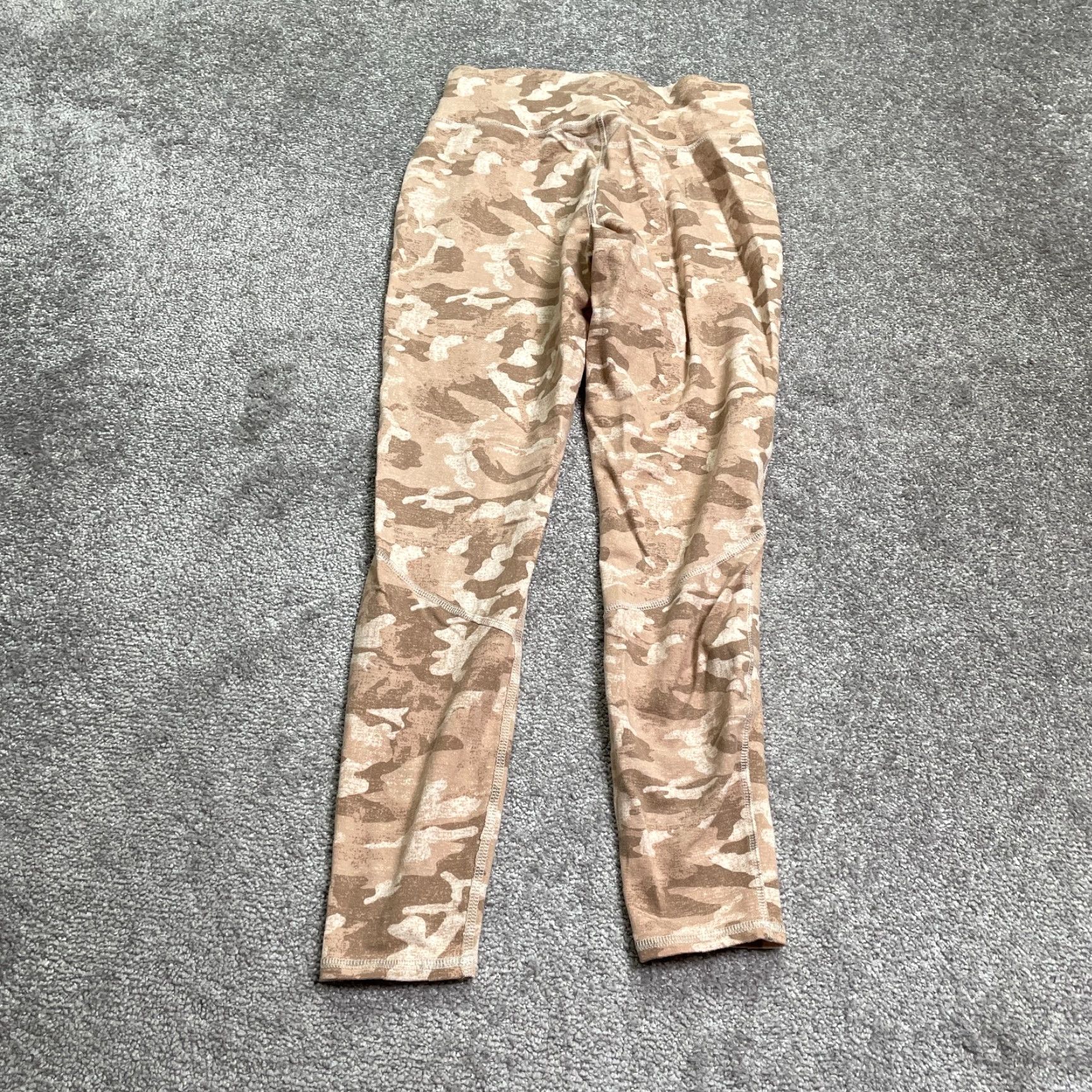 Vintage Wonderly Studio Compression Leggings Womens Medium Brown Camouflage Active 26x25 Size 32" / US 10 / IT 46 - 2 Thumbnail