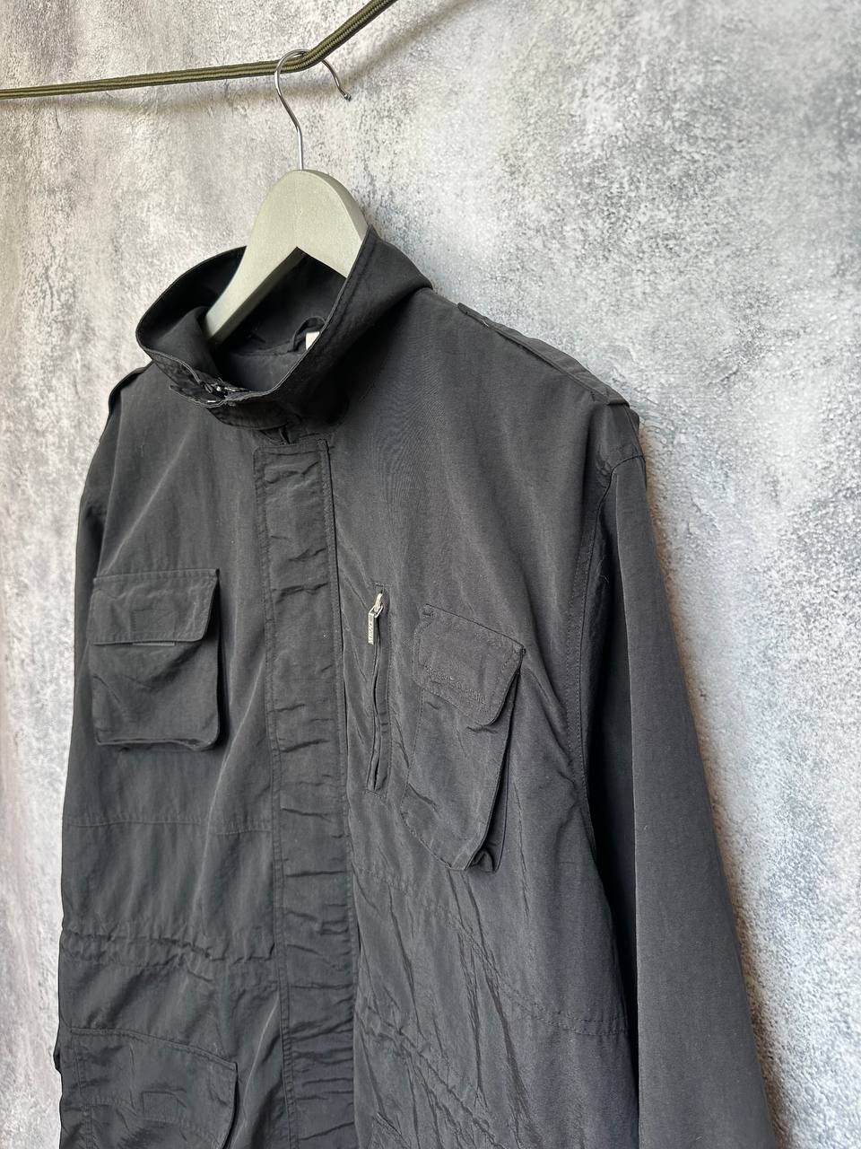 Versace RRP $1265 Versace Classic Black Waterproof Field Rain Jacket Size US L / EU 52-54 / 3 - 6 Thumbnail
