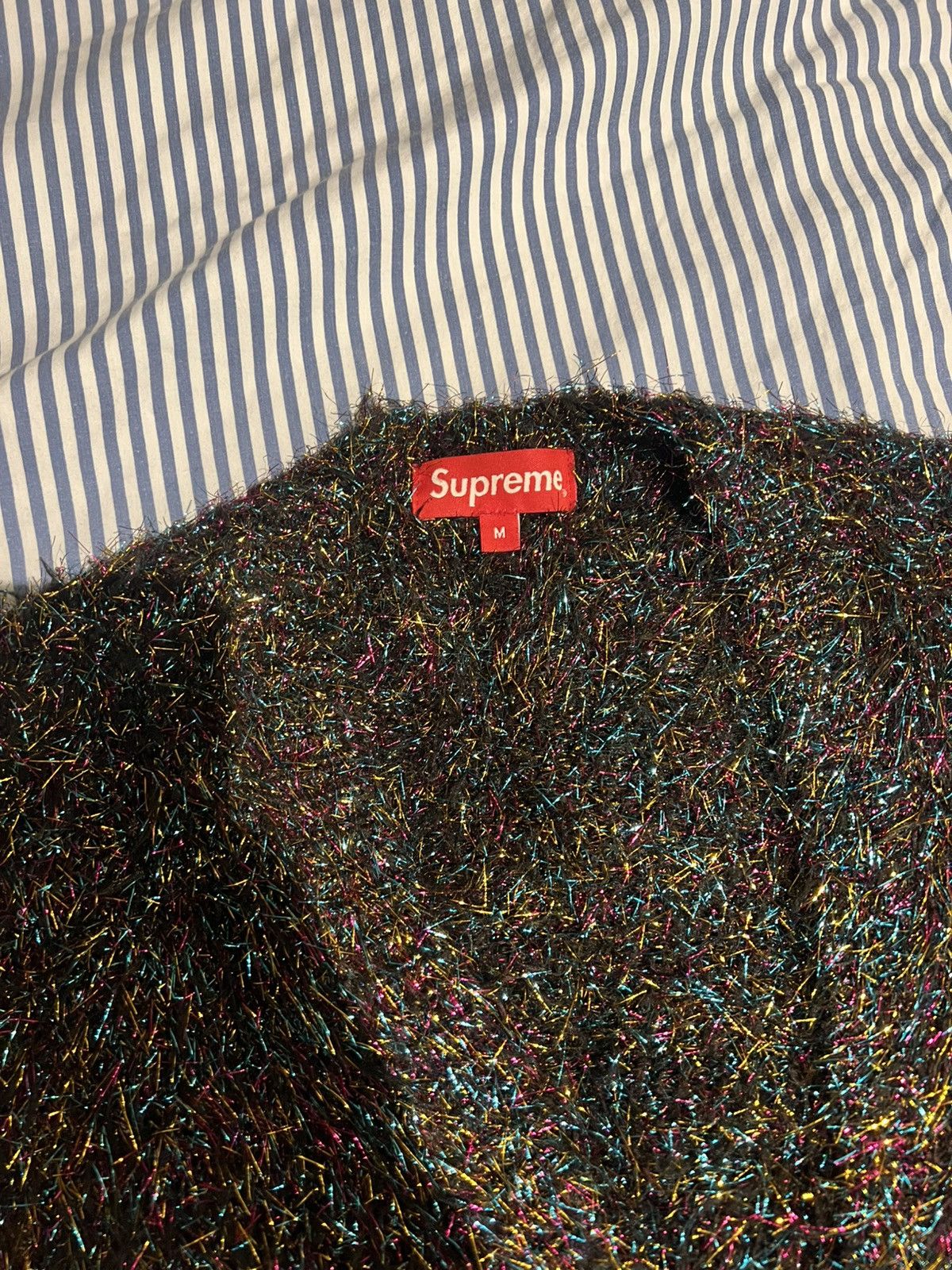 Supreme Supreme ss23 SPARKLE cardigan Size US M / EU 48-50 / 2 - 3 Thumbnail