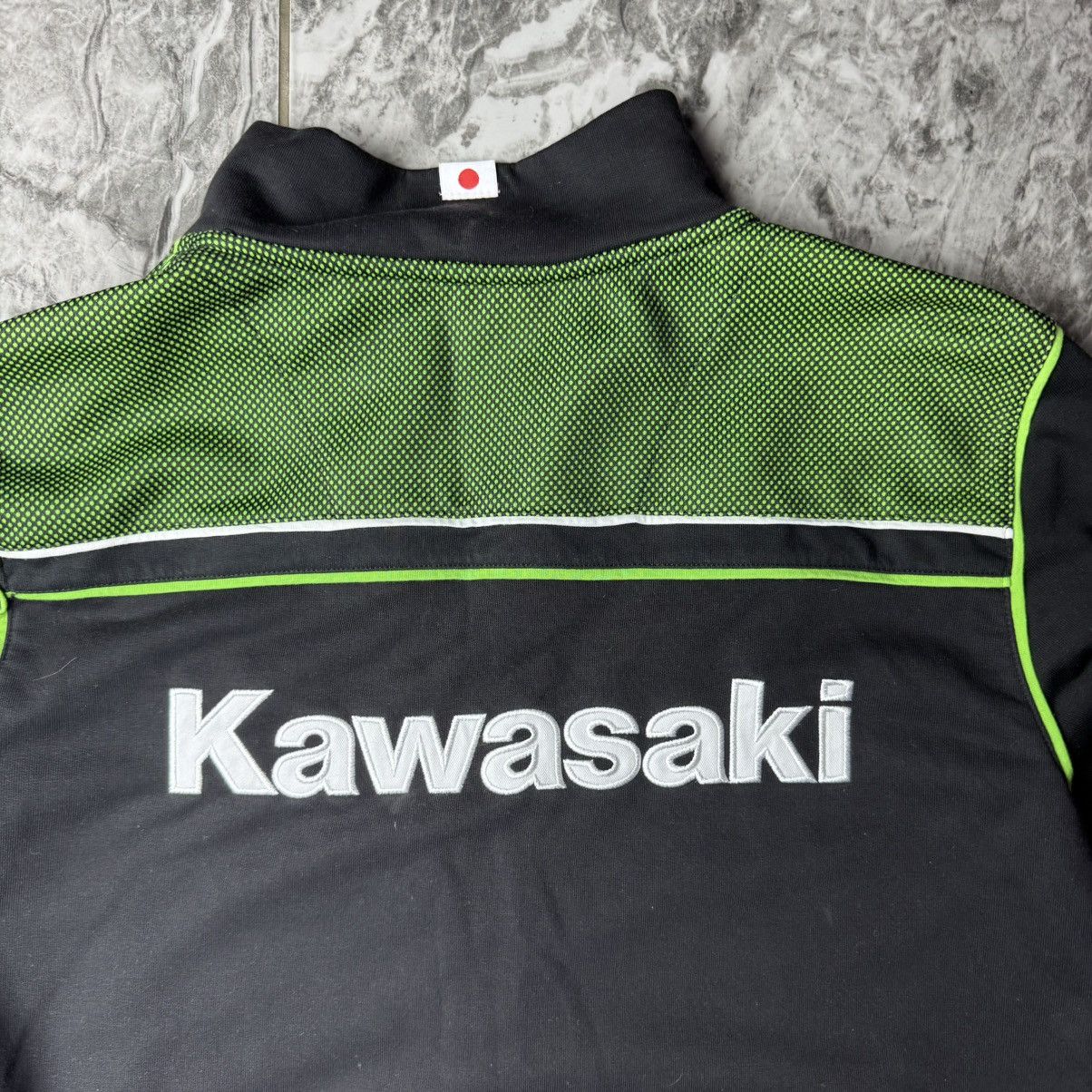 Japanese Brand Kawasaki Japan Racing Moto Hoodie Size US L / EU 52-54 / 3 - 4 Thumbnail