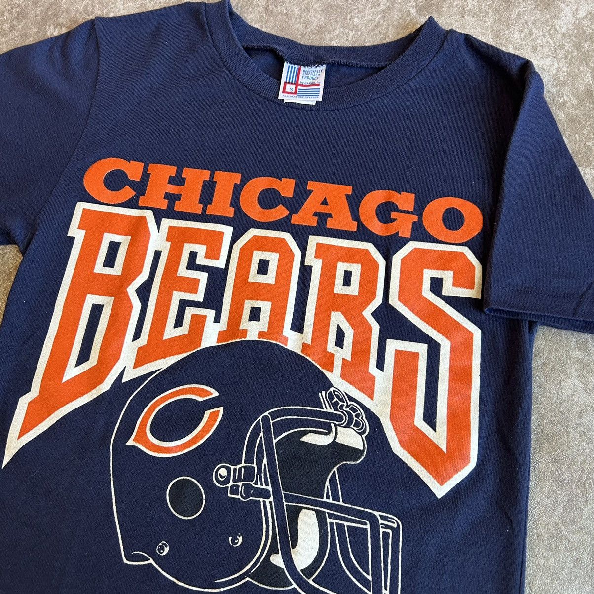 NFL × Vintage Vintage 80s Chicago Bears T Shirt Size US XS / EU 42 / 0 - 2 Thumbnail