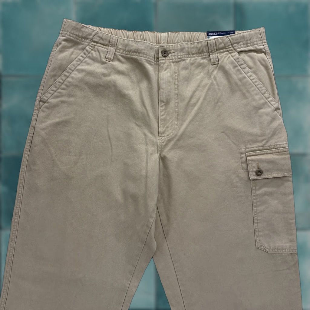 Lands' End Lands' End Cargo Pants Mens Large Beige Classic Fit Size US 33 - 1 Thumbnail