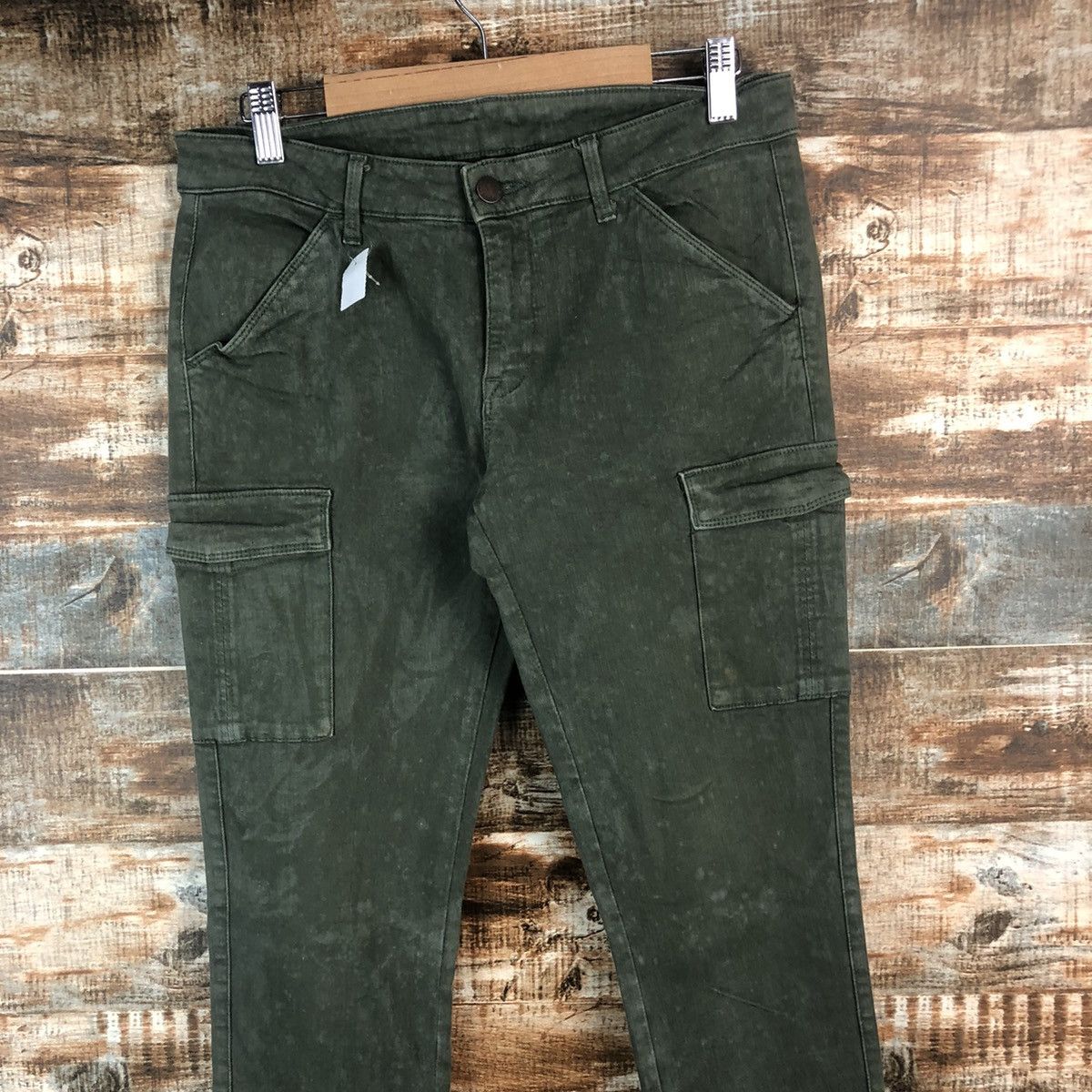 Uniqlo DL Uniqlo Green Cargo Multipocket Pants #C661 Size US 28 / EU 44 - 4 Thumbnail