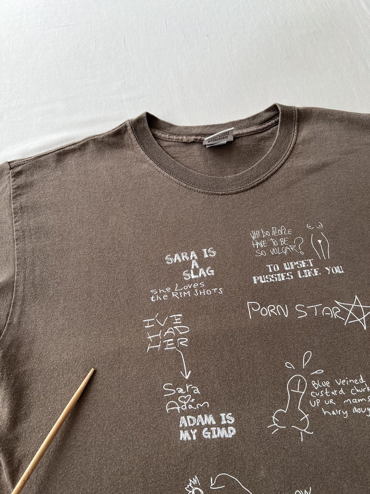 Vintage Vintage Porn Star PornStar Sex Sexy Girl Hook Ups T-shirt Size US L / EU 52-54 / 3 - 7 Thumbnail