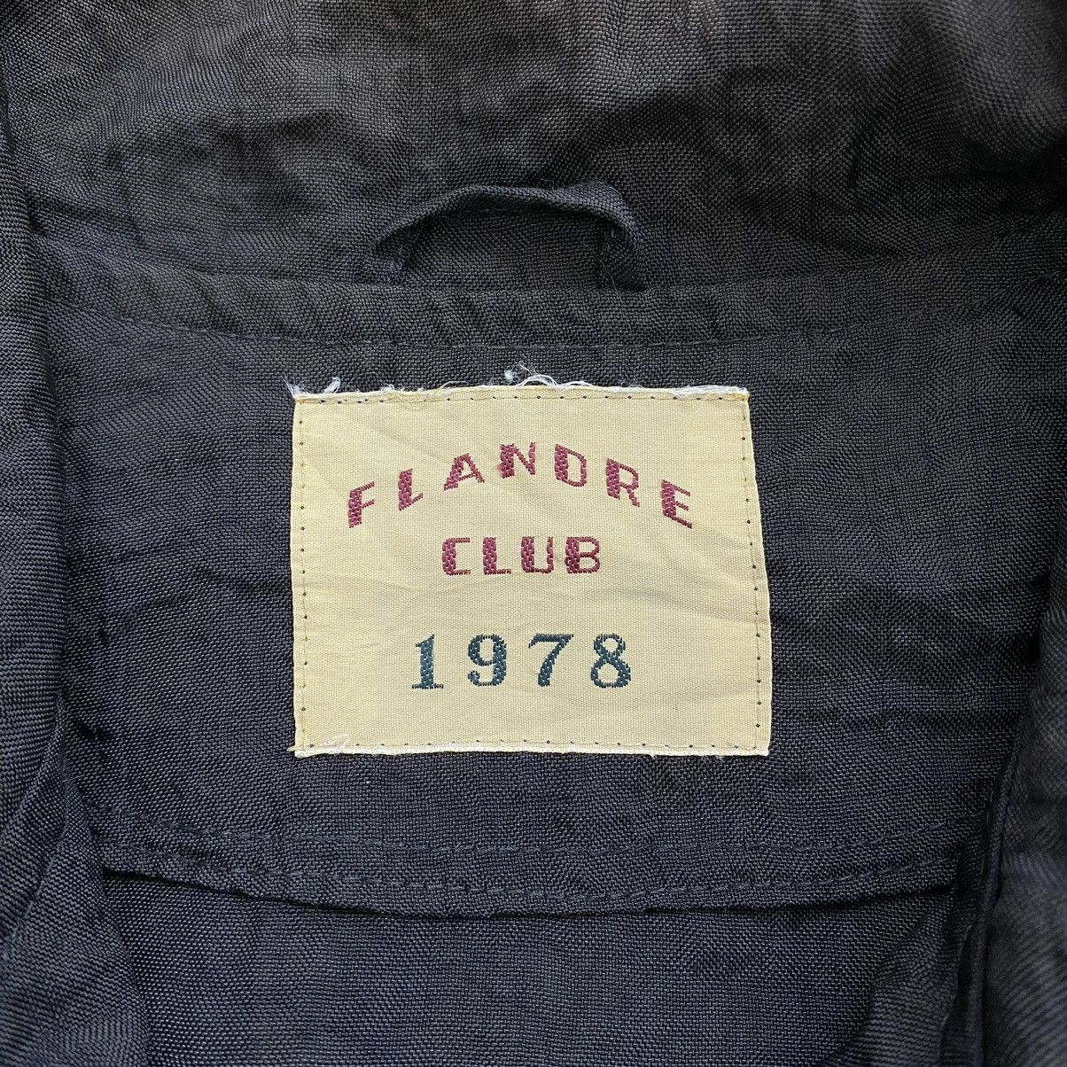 Vintage Vintage 90s FLANDRE CLUB 1978 Logo Print Black Bomber Jacket Size US M / EU 48-50 / 2 - 5 Thumbnail