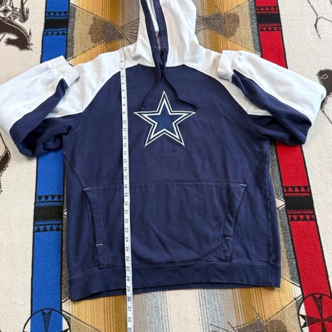 Reebok VINTAGE Reebok Hoodie Sweatshirt Dallas Cowboys Blue Size L Embroidered NFL Y2K Sports Football Men Size US L / EU 52-54 / 3 - 7 Thumbnail