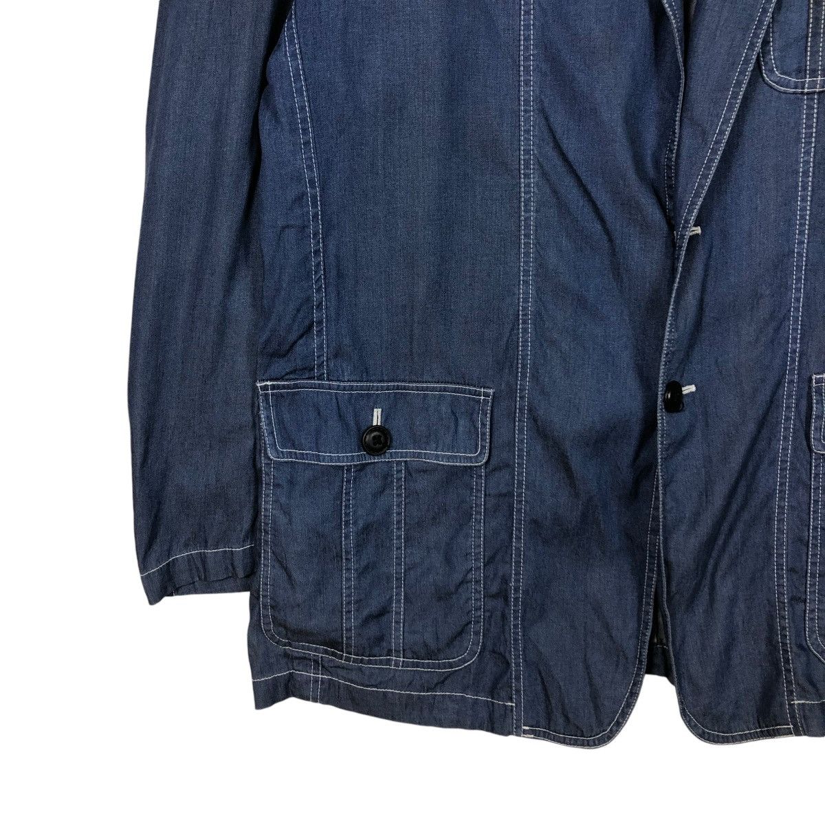 Japanese Brand 🔥VINTAGE DENIM CHORE WORKER JACKET MONTEREY& CARMEL KAPITAL Size US L / EU 52-54 / 3 - 6 Thumbnail