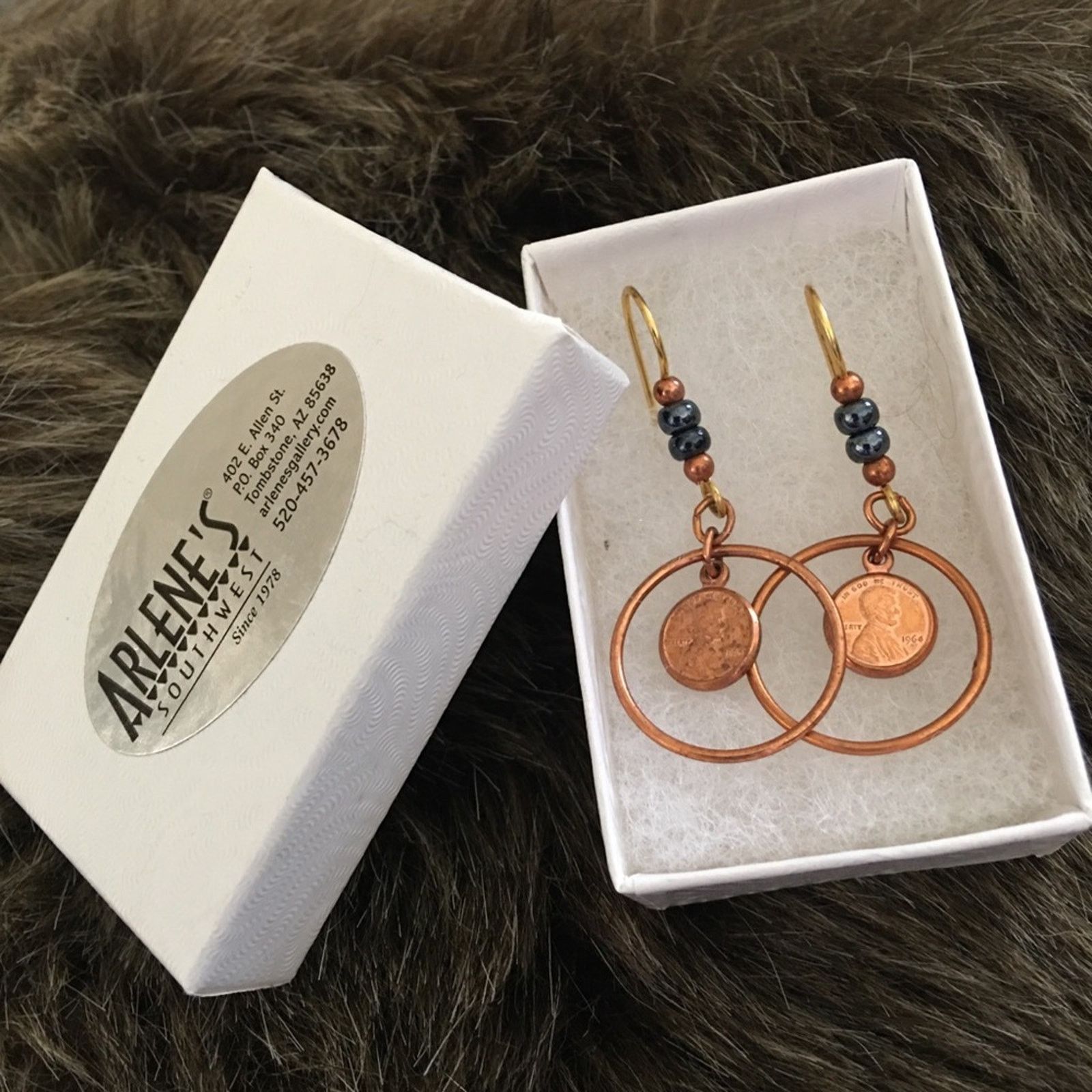 Jewelry Handmade Arlene’s Southwest copper penny earrings Size ONE SIZE - 1 Thumbnail