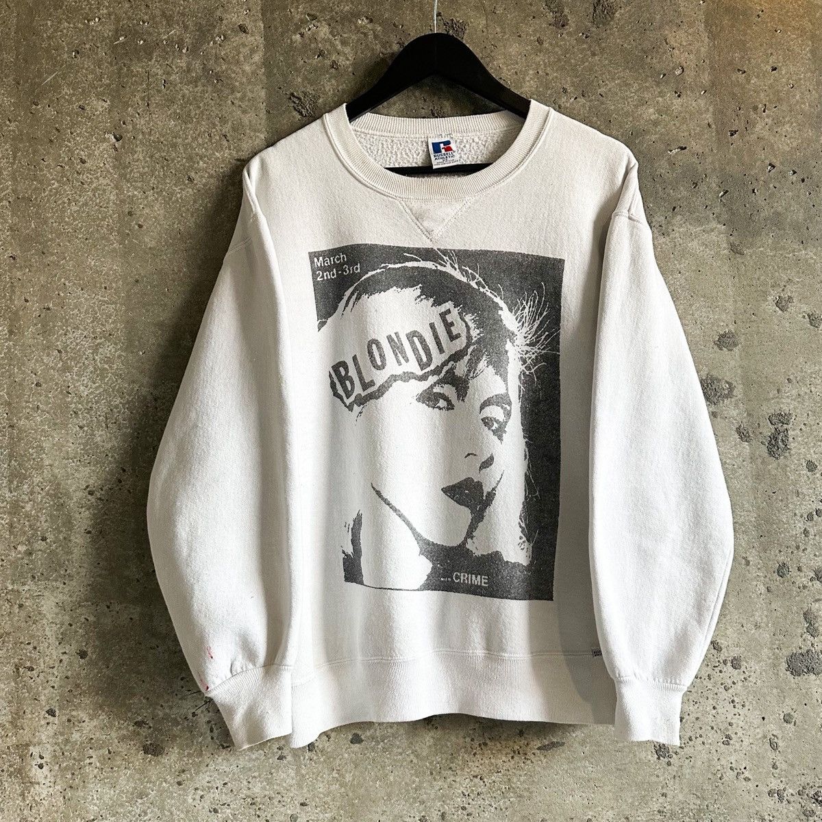 Band Tees 90’s THRASHED BLONDIE Punk Crewneck Sweatshirt Size US XL / EU 56 / 4 - 1 Thumbnail