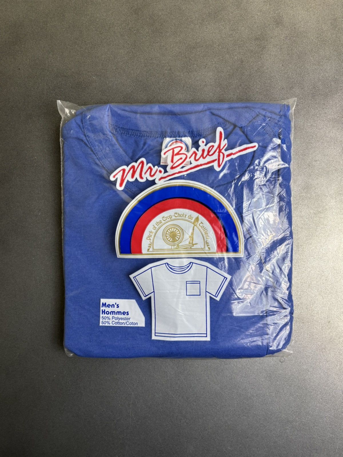Vintage Deadstock 1970s Vintage Tee Shirt Mr. Brief Made in Canada Size US S / EU 44-46 / 1 - 5 Thumbnail