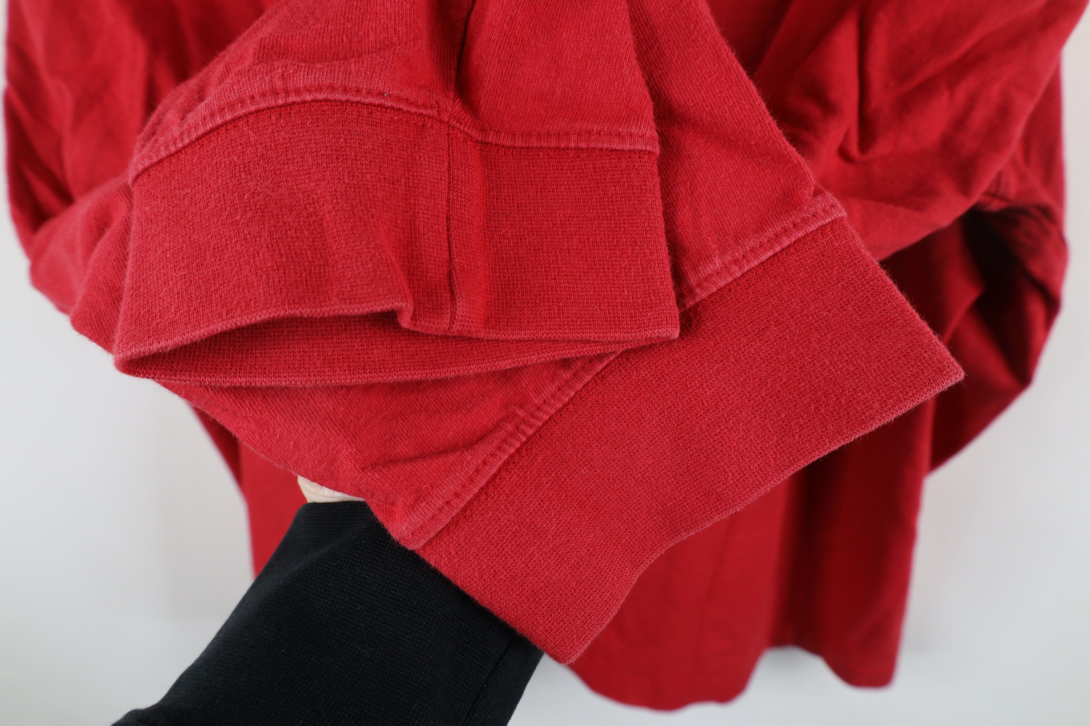 Big Mac × Vintage Vintage 90s Big Mac Workwear Heavyweight Henley T-Shirt Red Size US XXL / EU 58 / 5 - 4 Thumbnail
