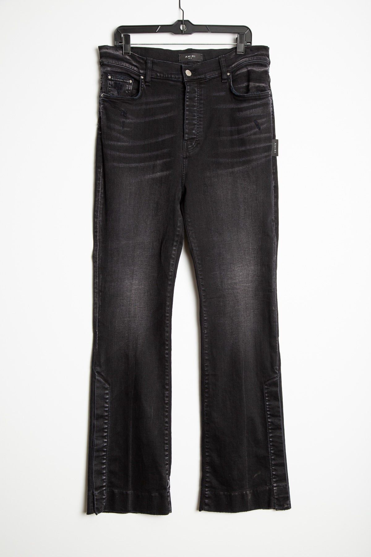 Amiri STACKED FLARE JEANS | Grailed