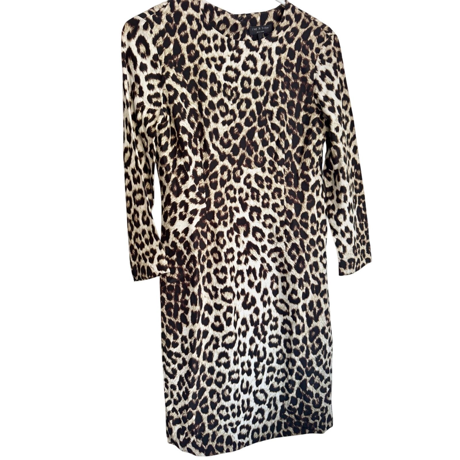 Rag & Bone Rag & Bone Leopard Print Silk Dress sz 2 Size XS / US 0-2 / IT 36-38 - 6 Thumbnail