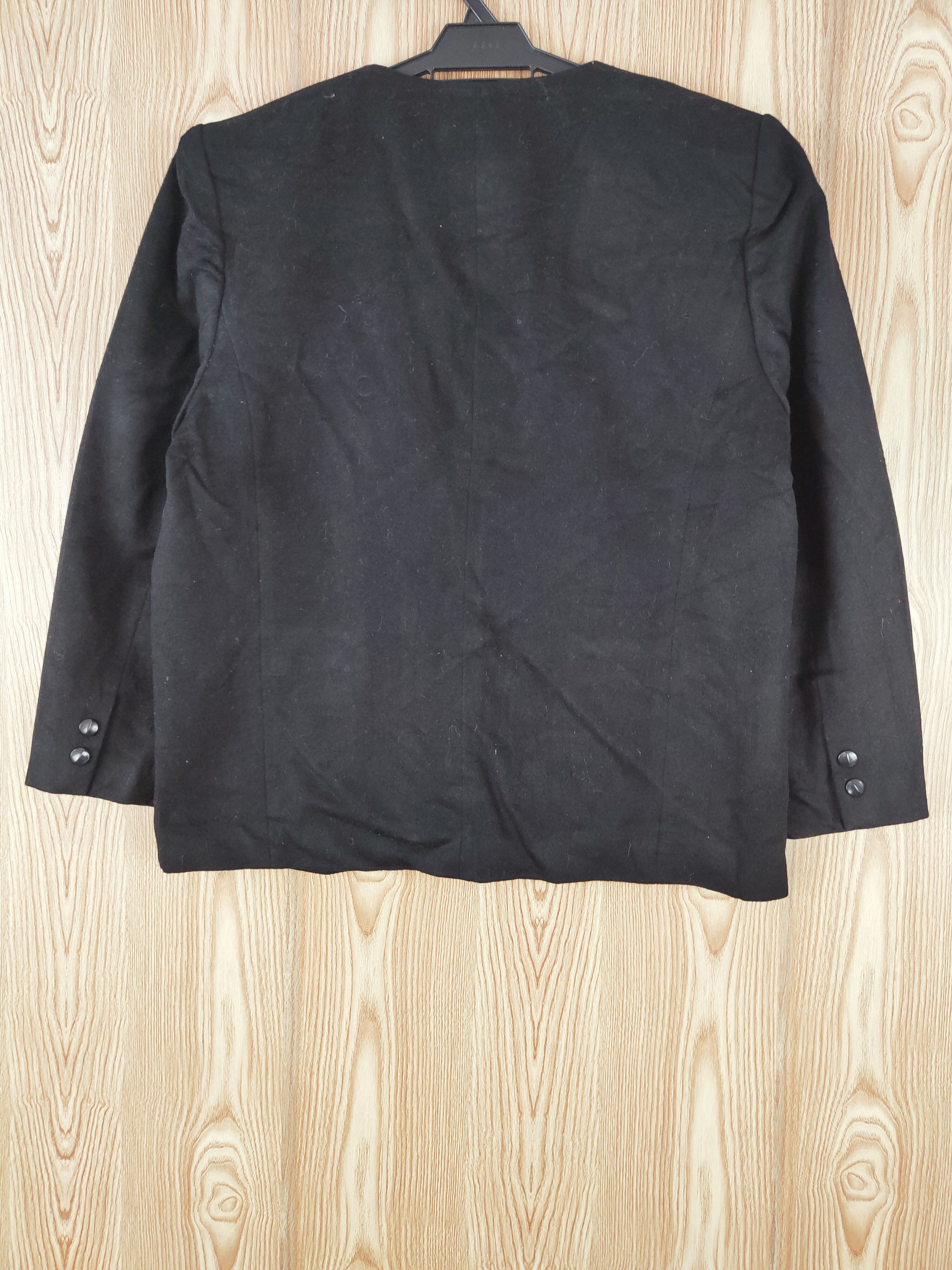 Japanese Brand × Vintage luxury Fashion Design by Missel Black Wool Blazers Size US L / EU 52-54 / 3 - 7 Thumbnail