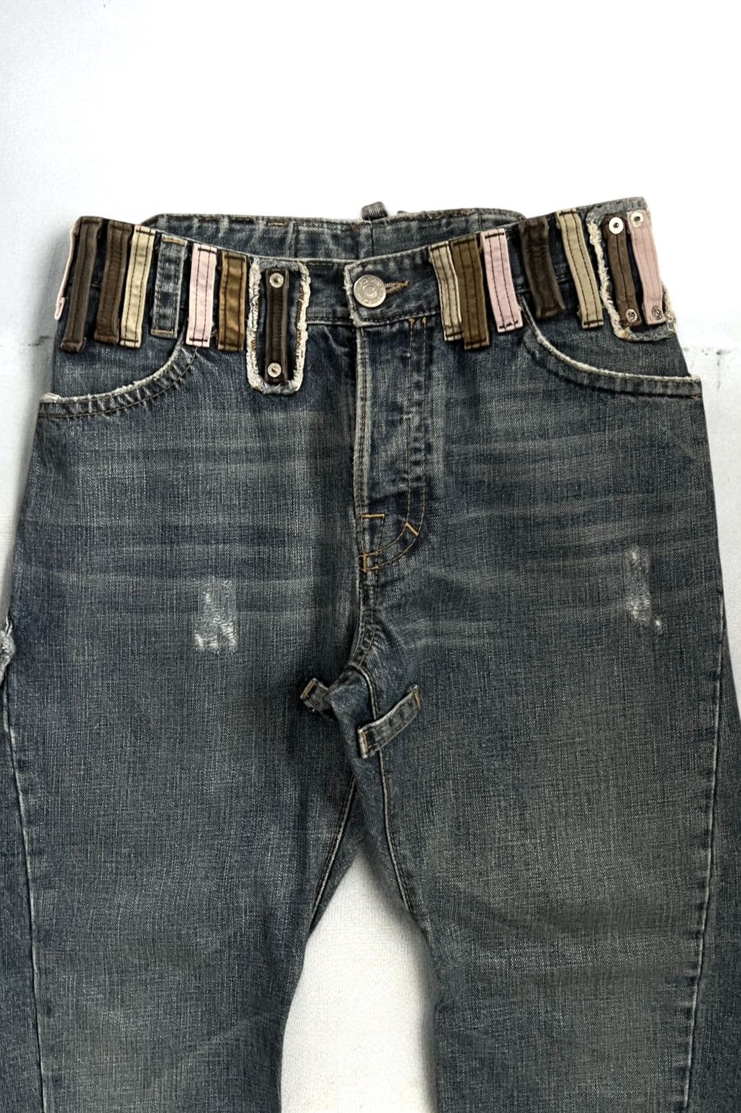 Dsquared2 SS05 DSquared2 ‘36 Belt Loop’ DC/DC Lightwash Denim Size US 32 / EU 48 - 3 Thumbnail