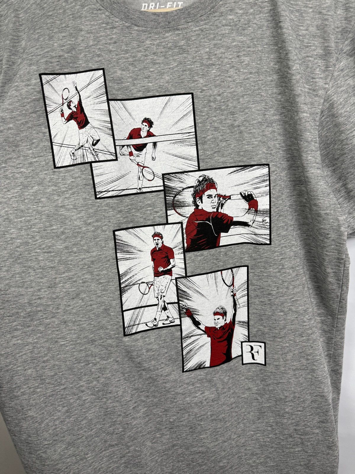 Nike 🎾🇨🇭 Nike Roger Federer RF Tennis Dri-Fit T-Shirt Rare Retro Size US M / EU 48-50 / 2 - 4 Thumbnail