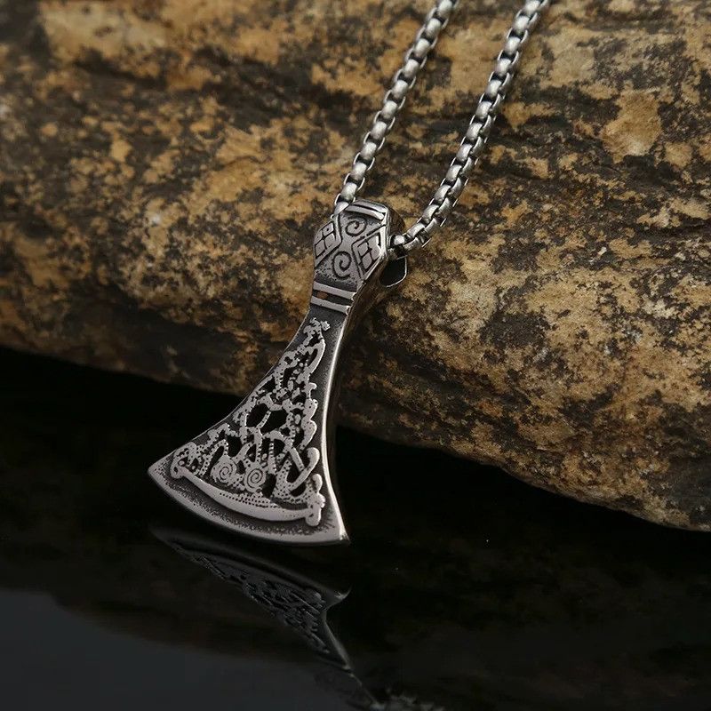 Jewelry Thor's Axe Necklace Size ONE SIZE - 3 Thumbnail