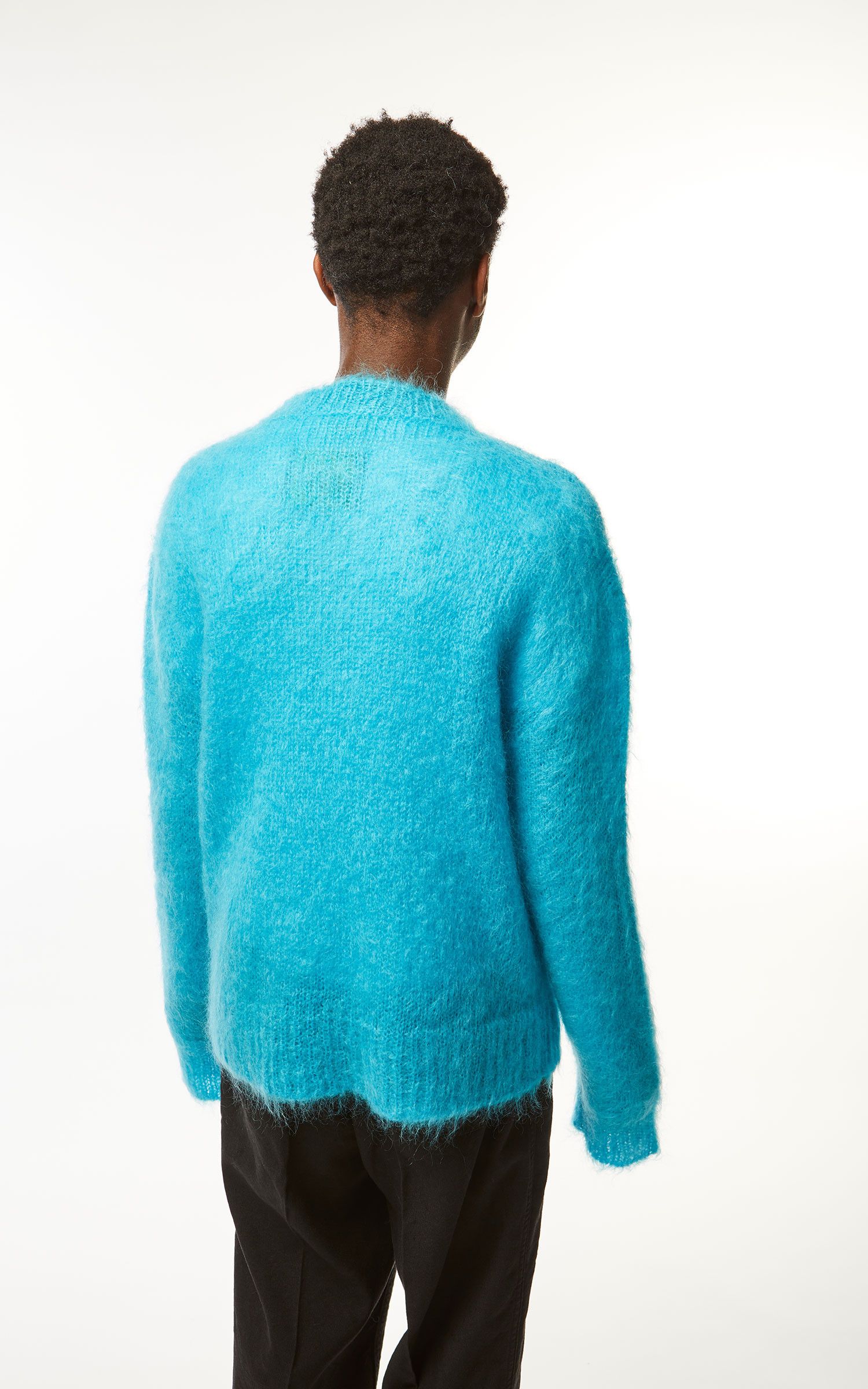 Marni o1y0225 Crewneck Sweater in Turquoise Size US M / EU 48-50 / 2 - 5 Thumbnail