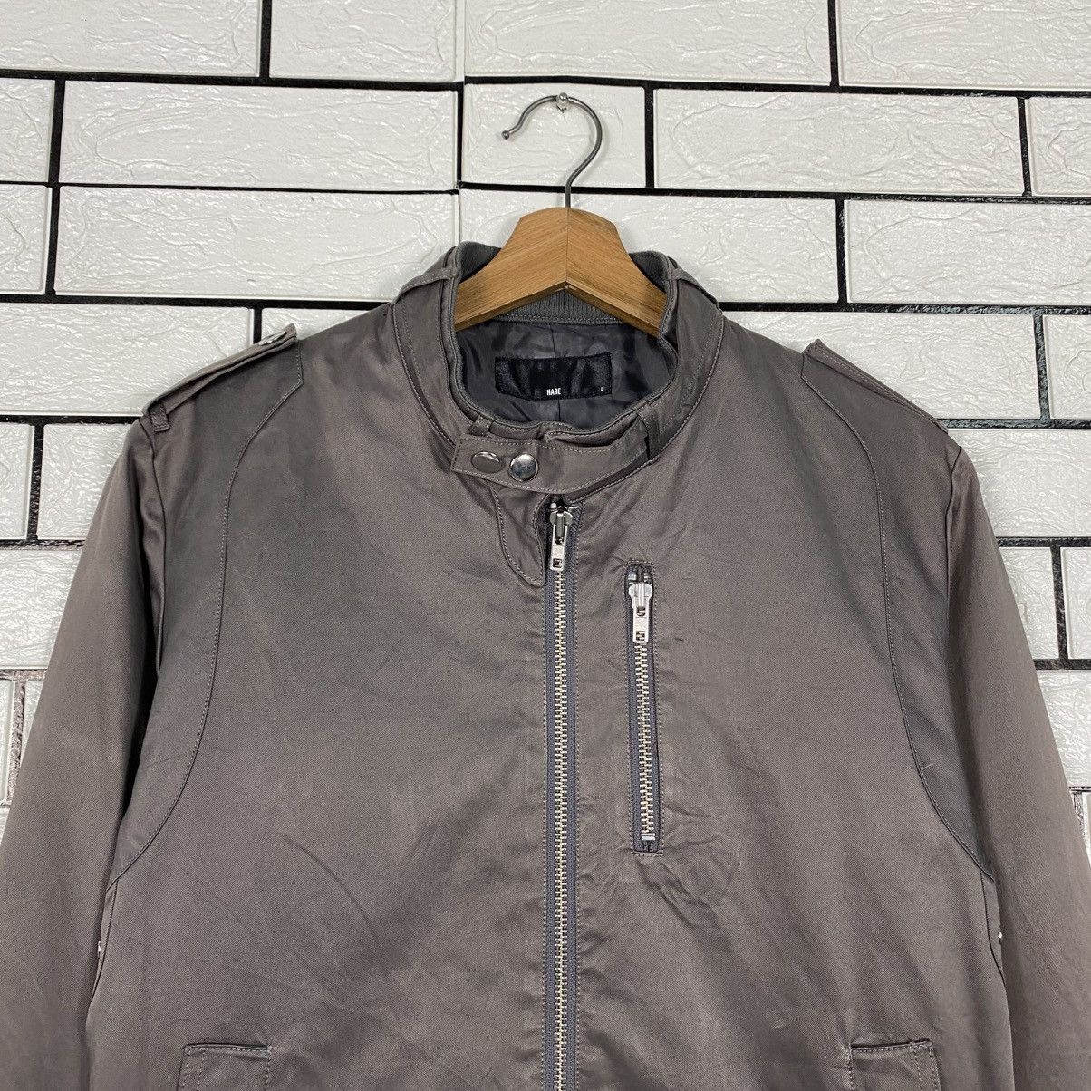 Japanese Brand 📌Vintage Biker Jacket Hare Japanese Brand Punk Style Size US L / EU 52-54 / 3 - 4 Thumbnail