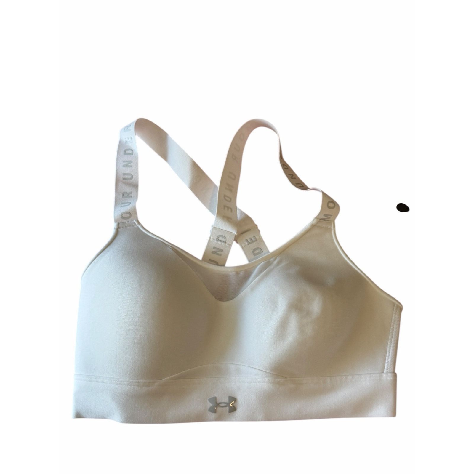 Under Armour Under Armour White Gray Ultra Light Support Foam Padding Bra Size ONE SIZE - 3 Thumbnail