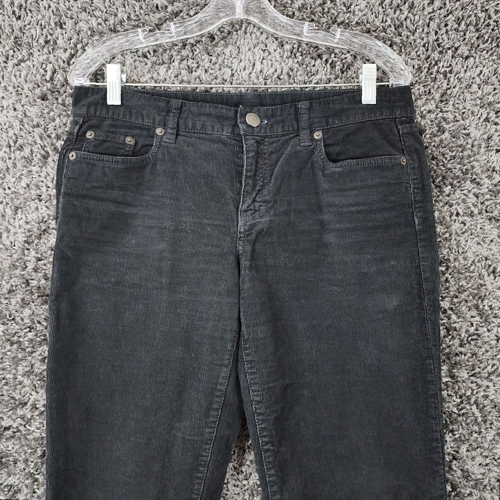 J.Crew J.Crew Womens Corduroy Chino Pants Straight Leg Size 29 Regular Dark Blue Size 29" - 2 Thumbnail