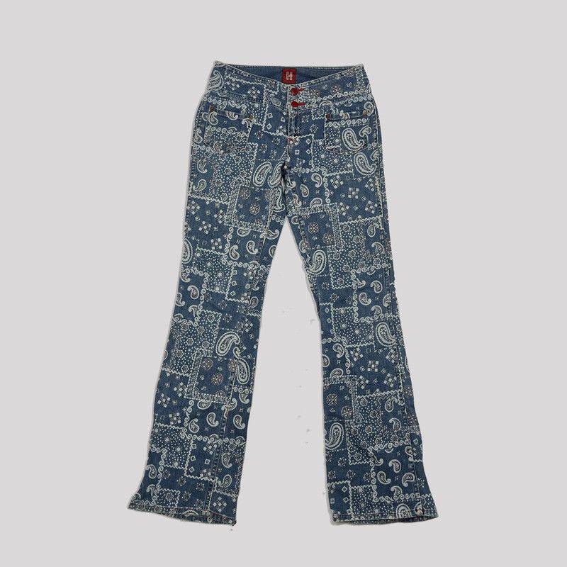 Hysteric Glamour 90's Hysteric Glamour Bandana Jeans - w29" Size 29" - 1 Thumbnail
