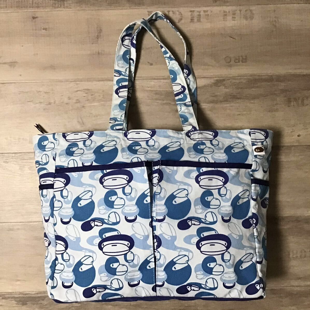 Bape × Nigo BAPE MILO camo Blue MOMS TOTE BAG a bathing ape NIGO Size ONE SIZE - 1 Thumbnail