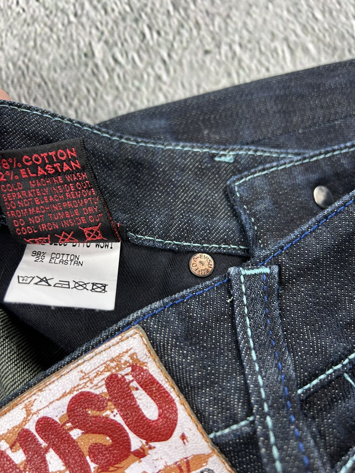 Evisu × Vintage Evisu EU ED jeans vintage slim Geisha Y2K Size 26" / US 2 / IT 38 - 10 Thumbnail