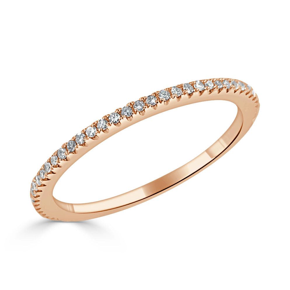 image of Van Cleef Arpels Diamond Eternity Band In 14K Rose Gold, Women's