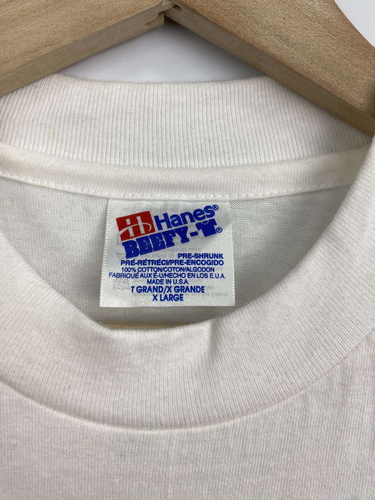 Hanes Vintage 90s James Michalopoulos T-shirt Monet style rare Y2K Size US XL / EU 56 / 4 - 5 Thumbnail