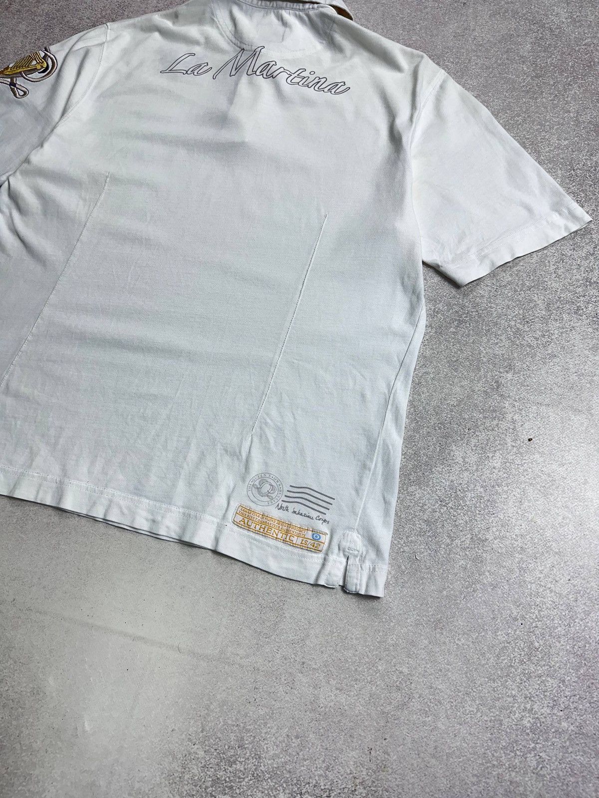 La Martina Vintage 90s La Martina Archival Polo Shirt L Size US L / EU 52-54 / 3 - 8 Thumbnail