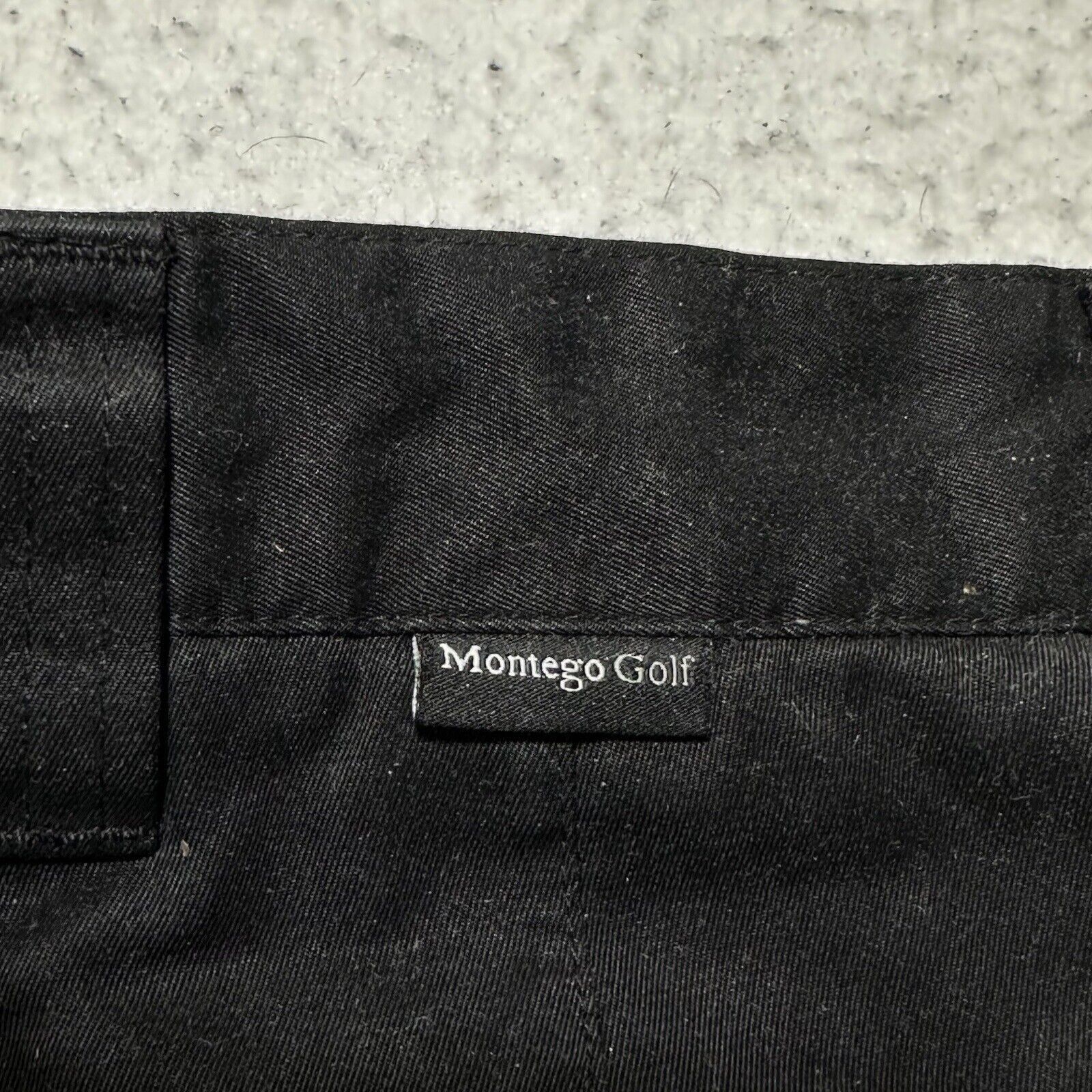 Other Montego 30 Chino Shorts Black 100% Polyester 9" Inseam Size US 30 / EU 46 - 8 Thumbnail