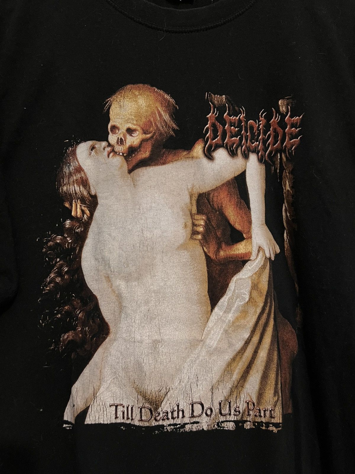 Band Tees Rare Vintage 00s Deicide Till Death Do Us Metal Band Tee L Size US L / EU 52-54 / 3 - 3 Thumbnail