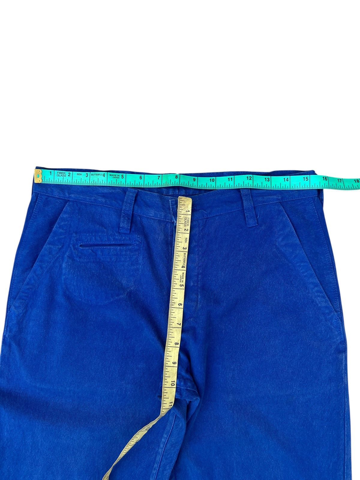 Schlussel Dejeuner Japan French Indigo Work Pant Trouser Cinch Back Size US 30 / EU 46 - 4 Thumbnail