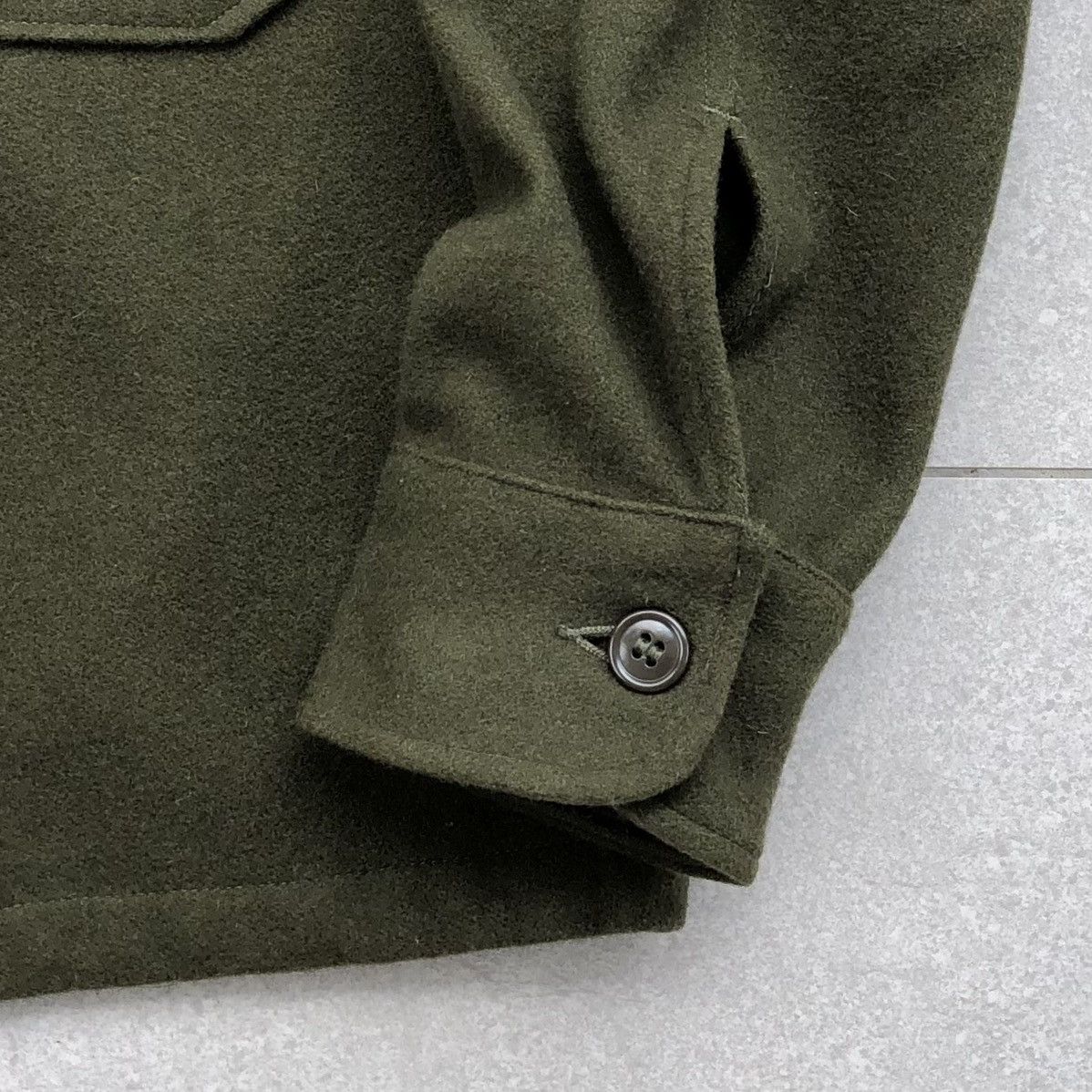 Vintage Vintage Authentic Us Military OG-108 Olive Wool Jacket Size US M / EU 48-50 / 2 - 10 Thumbnail