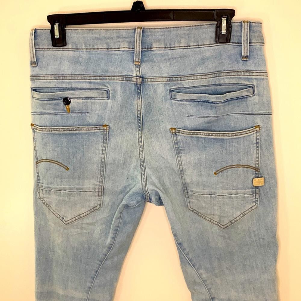 Designer G-Star RAW - D-Staq Skinny- 32W 32L - 91% Cotton 9% Elastics Size US 32 / EU 48 - 5 Thumbnail