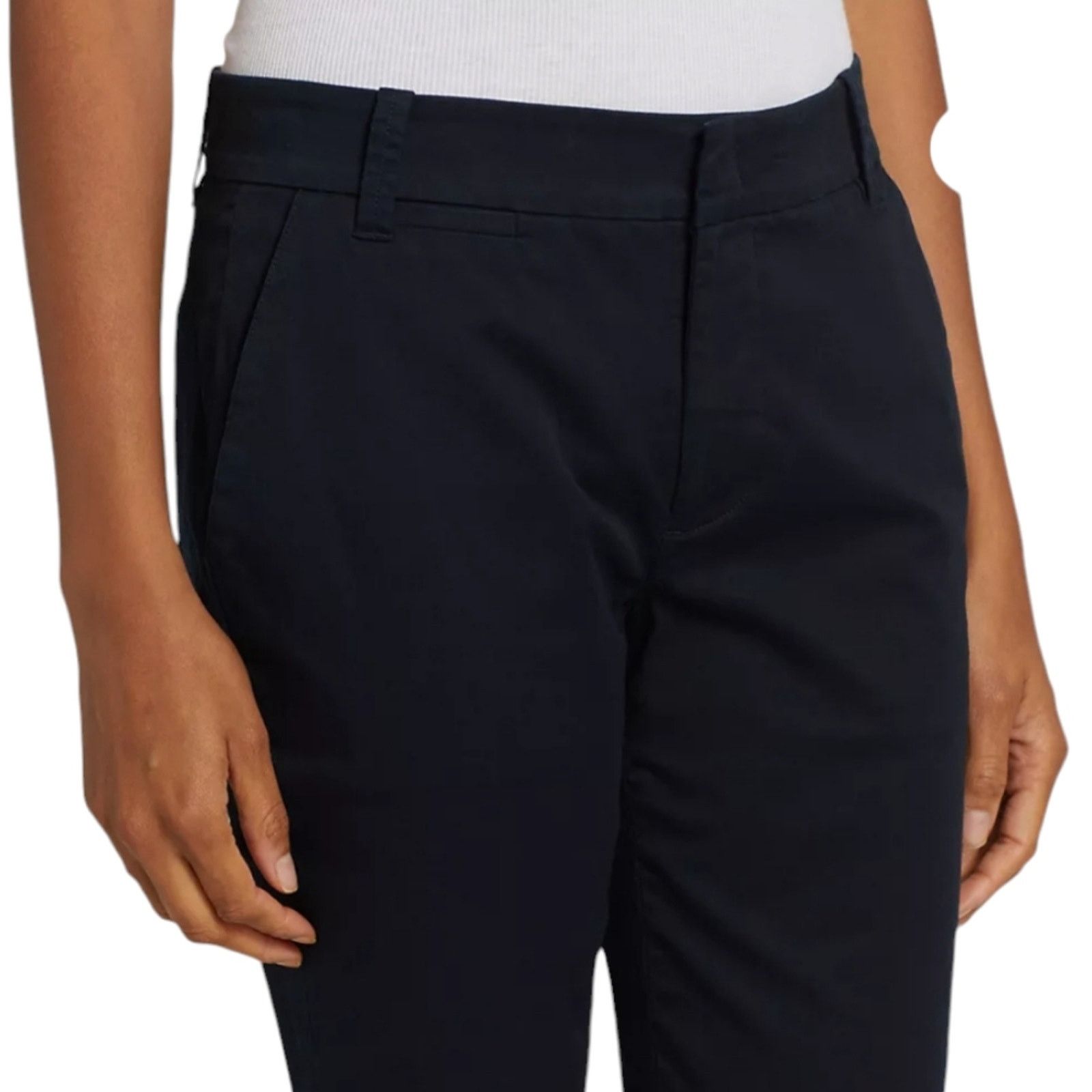 Vince Vince Cotton Cropped Trouser Pants 6 Size 28" / US 6 / IT 42 - 3 Thumbnail