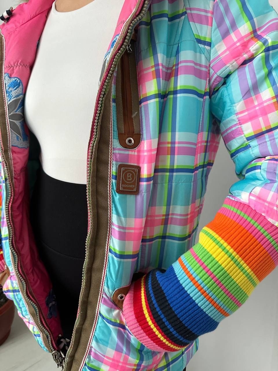 Bogner × Vintage Vintage Bogner Outdoor Ski Multicolour Women’s Jacket Size XL / US 12-14 / IT 48-50 - 14 Thumbnail