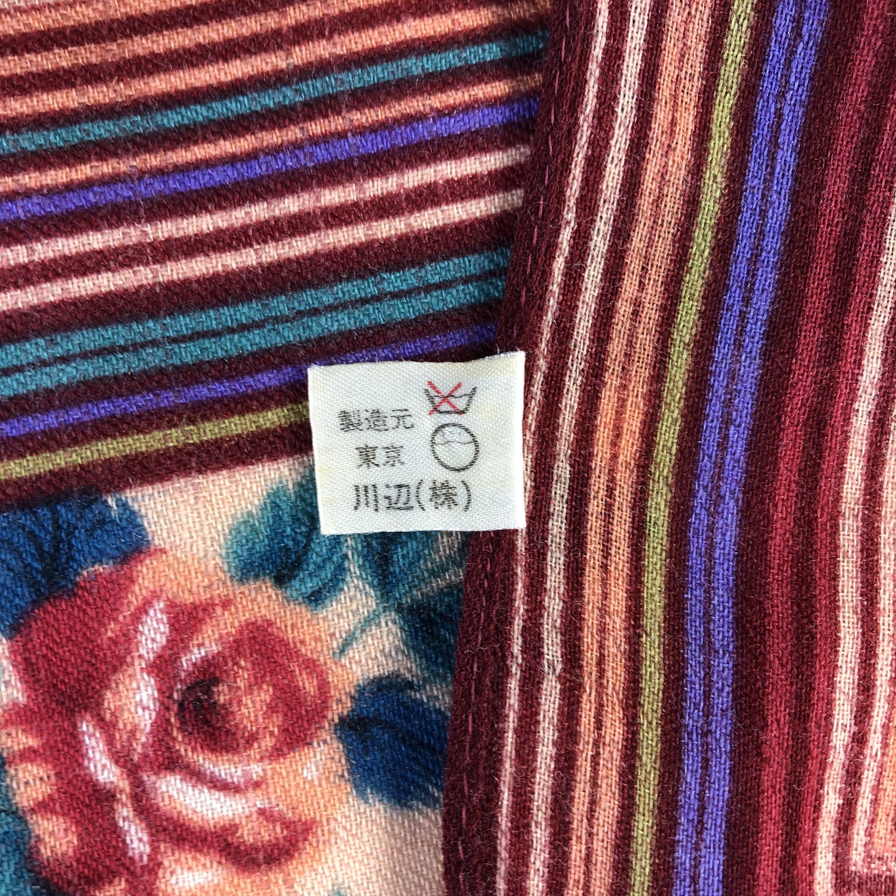 Kenzo × Vintage Vintage Kenzo Silk Scarf Size ONE SIZE - 7 Thumbnail